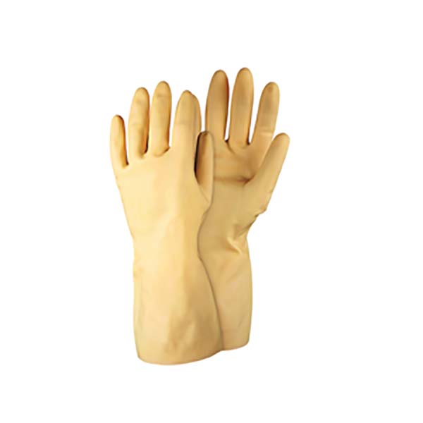 Long Amber Canners Latex Gloves